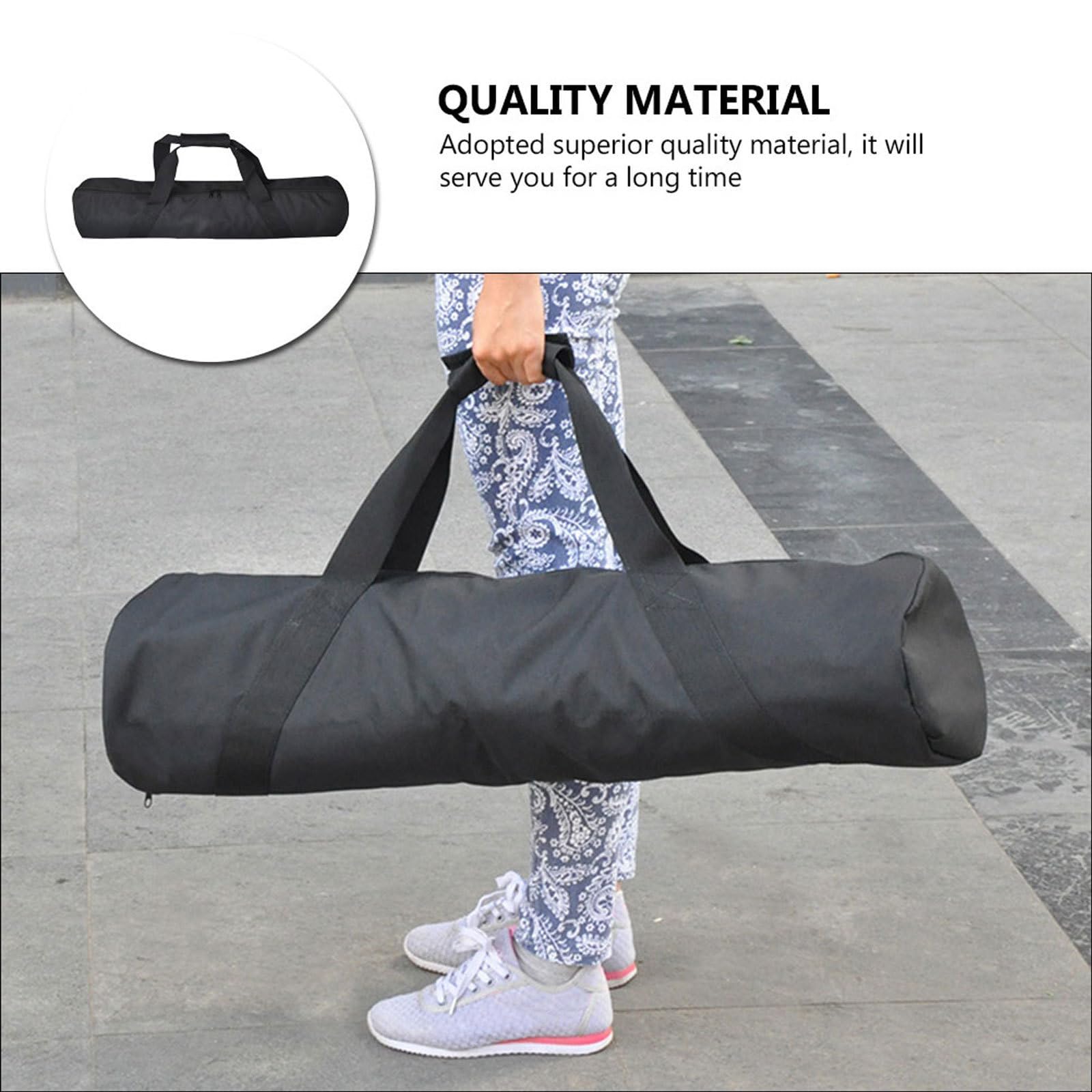Borsa per Treppiede Oxford Nera Tracolla e Imbottitura | Trasporto Portatile a Mano, Uso Outdoor per Attrezzatura Fotografica, Struttura Rinforzata
