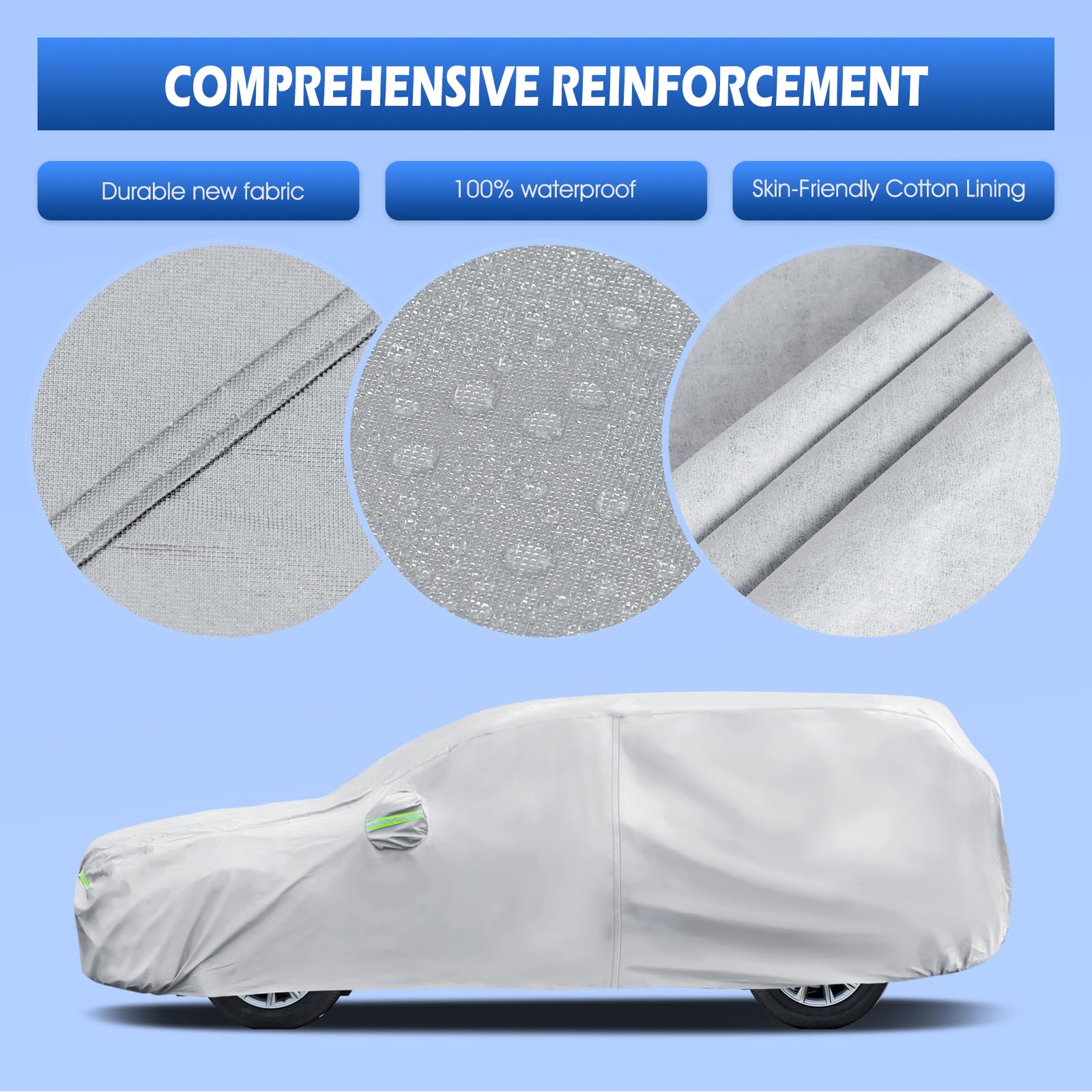 Car Cover Custom Fit for Honda CRV 1997-2025 for Toyota RAV4 2006-2025 Migaven Waterproof Full Exterior Cover Sun — view 3