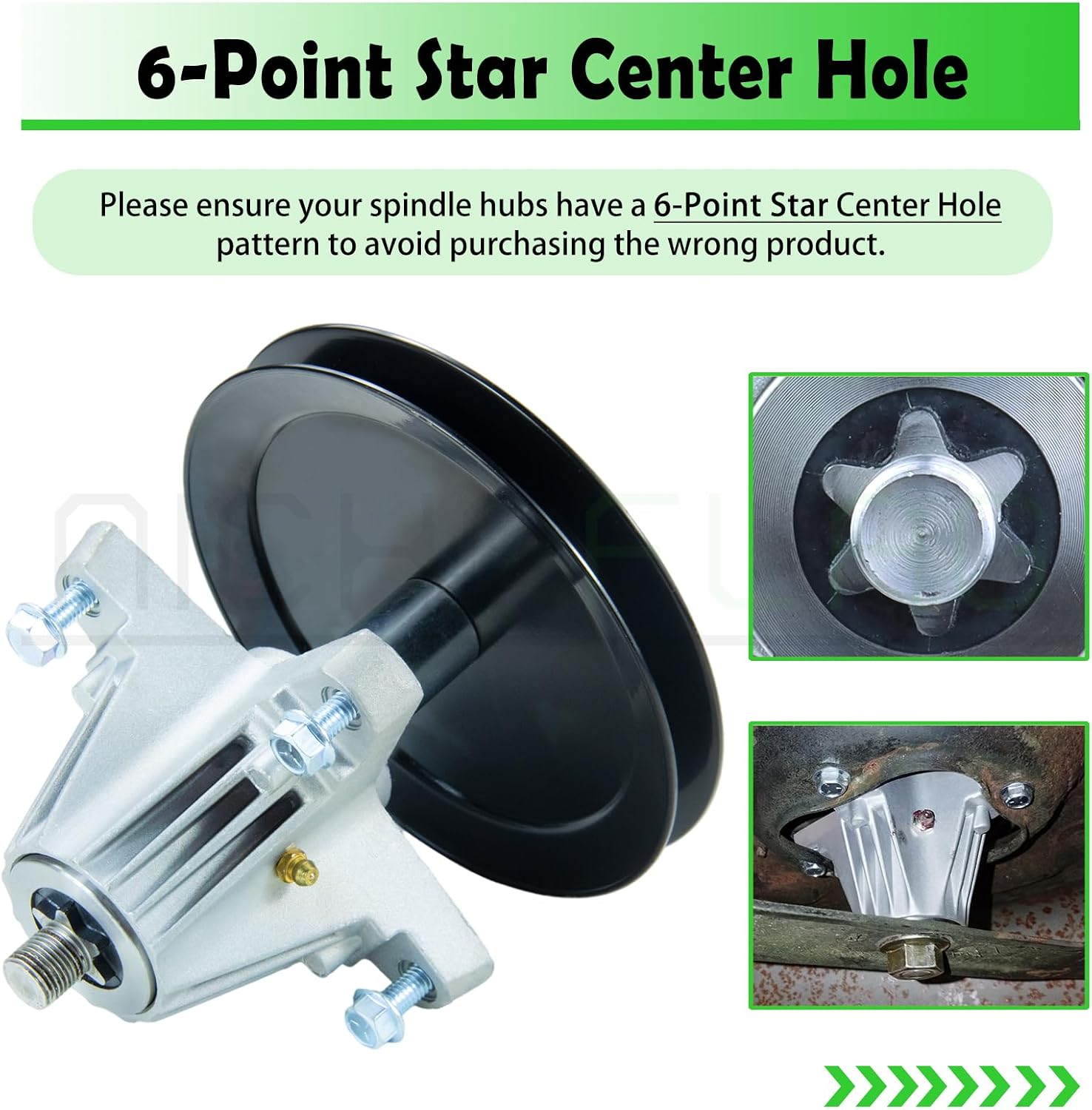 2 Pack 918-04865A Deck Spindle Kit with 954-04219 Belt 1/2x103 Replaces 918-04636 918 04865A 918-04636A 618-04865A 918-04865 91804865A for Cub Cadet 46 LT2000 LTX1046 LTX1045 LT2500 Decks