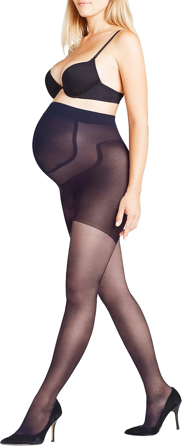 FALKE Women's 9 Months Hosiery, Sheer 20 Denier, Maternity Stockings for Women, 1 Pair