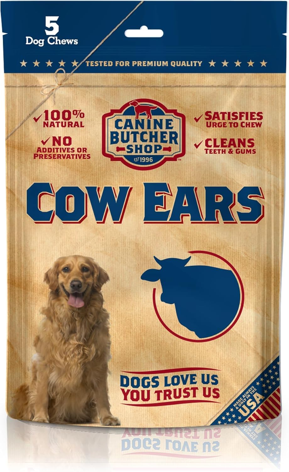 Canine Butcher Shop Cow Ears