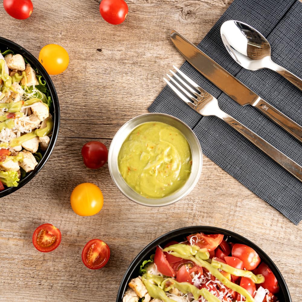 Kubek na przyprawy ze stali nierdzewnej, ramekin, kubek na sos - okrągły - 15 ml - pudełko 10 ct - akcesoria restauracyjne