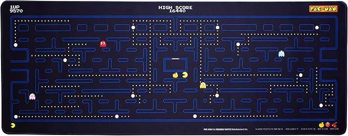 Alfombrilla de Escritorio Retro Pac Man Grande para Gaming miniatura 4