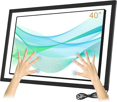 40-inch Multi-Touch 10-Point Infrared Touch Screen Frame Interactive Ir Touch Panel Overlay