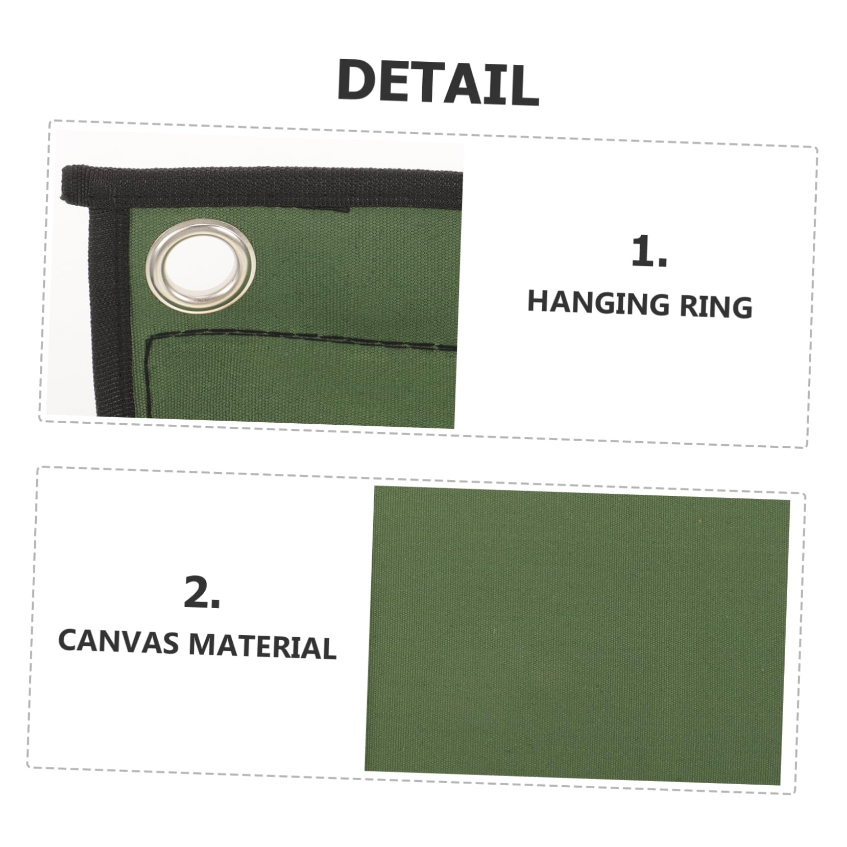 POPETPOP Heavy Duty Boxing Canvas Bag Wall Mounted Reusable Kicking Training Equipment