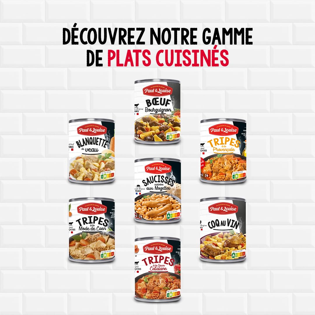 Paul & Louise - Poulet rôti à l'estragon et riz sauvage 300g - Plat Cuisiné Gourmand – Poulet Rôti Sauce Estragon – Repas Prêt à Déguster - Longue Conservation