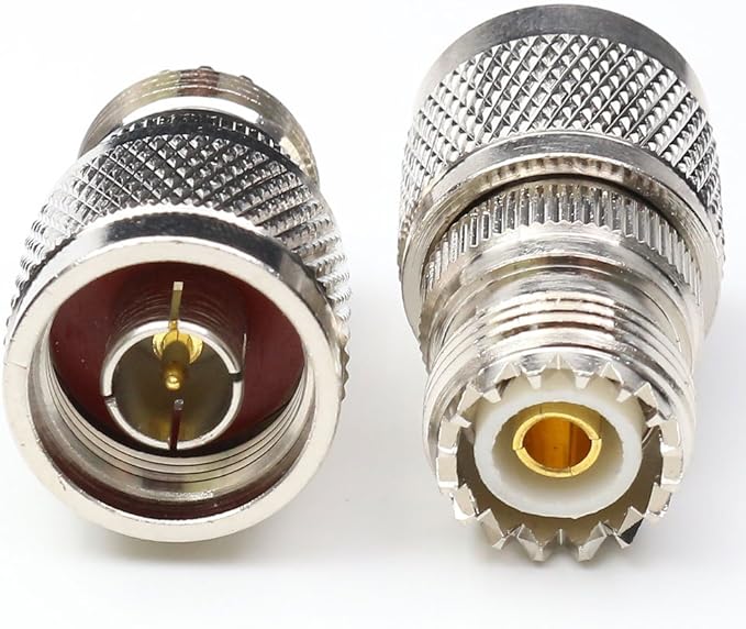 Adaptador N Macho a UHF Hembra, 2 Piezas miniatura 3