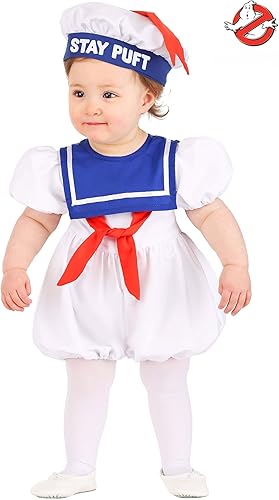 Miniatura 2 de Ghostbusters - Disfraz de hombre malvavisco para bebé, unisex, lindo disfraz de Halloween de película de los 80
