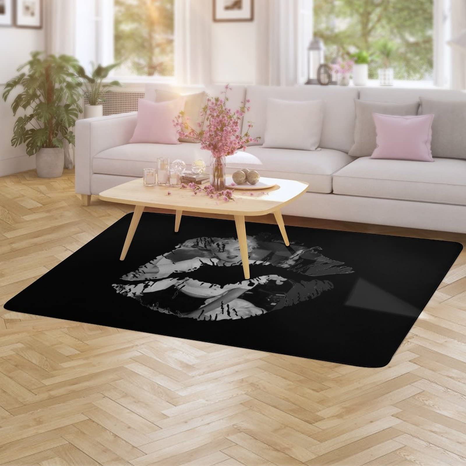 Amazon.co.jp: Marilyn Monroe Rug, Carpet, Washable, Rug, Anti-Slip