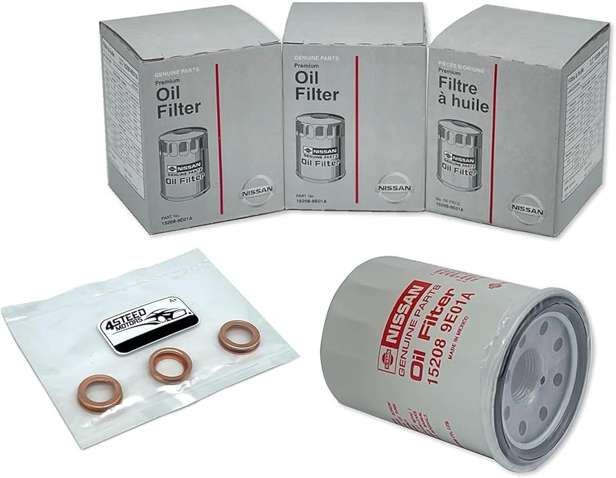 Amazon.com: Set of 3 Genuine OEM Engine Oil Filter 15208-9E01A +