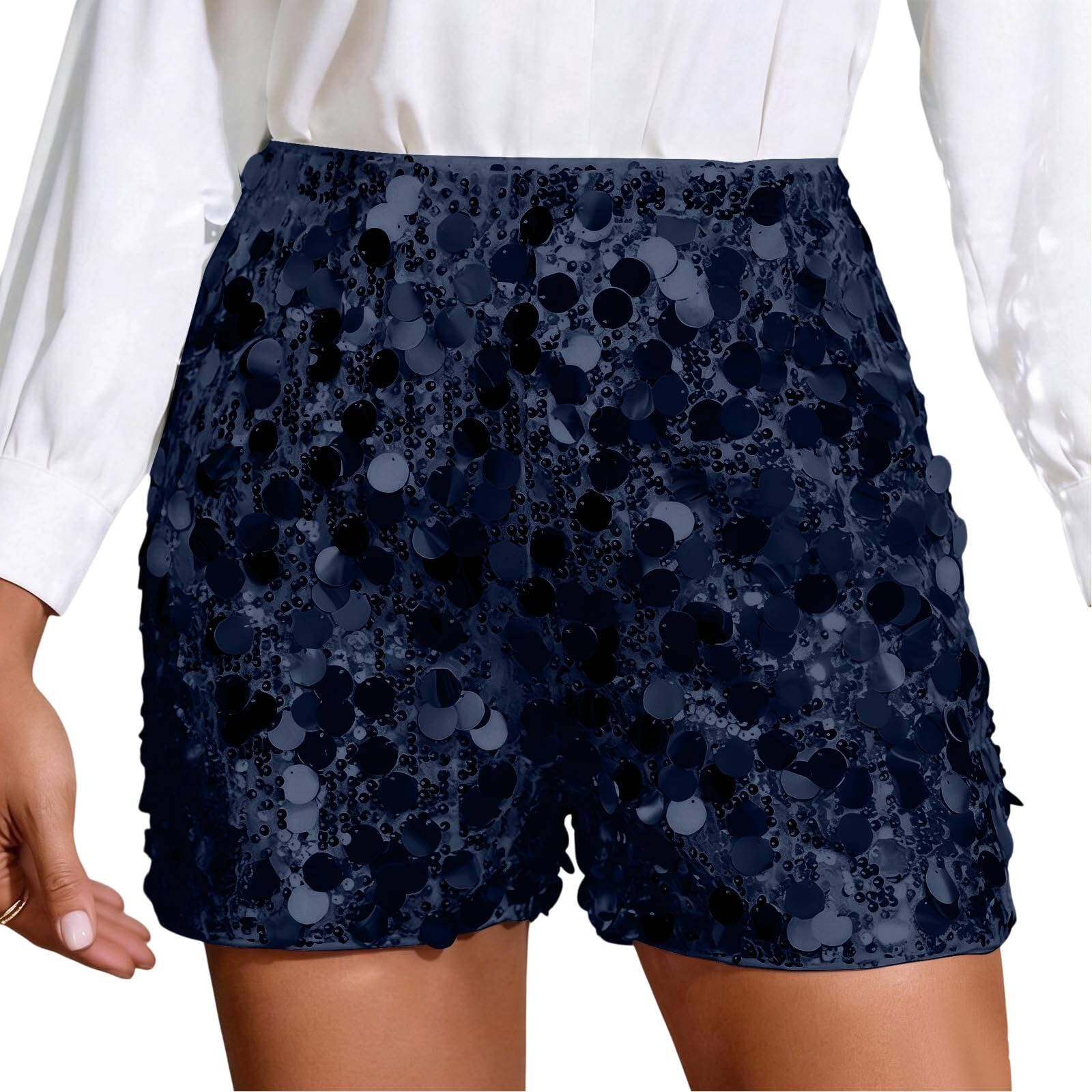 Short à paillettes léopard pour danse et soirée disco chic