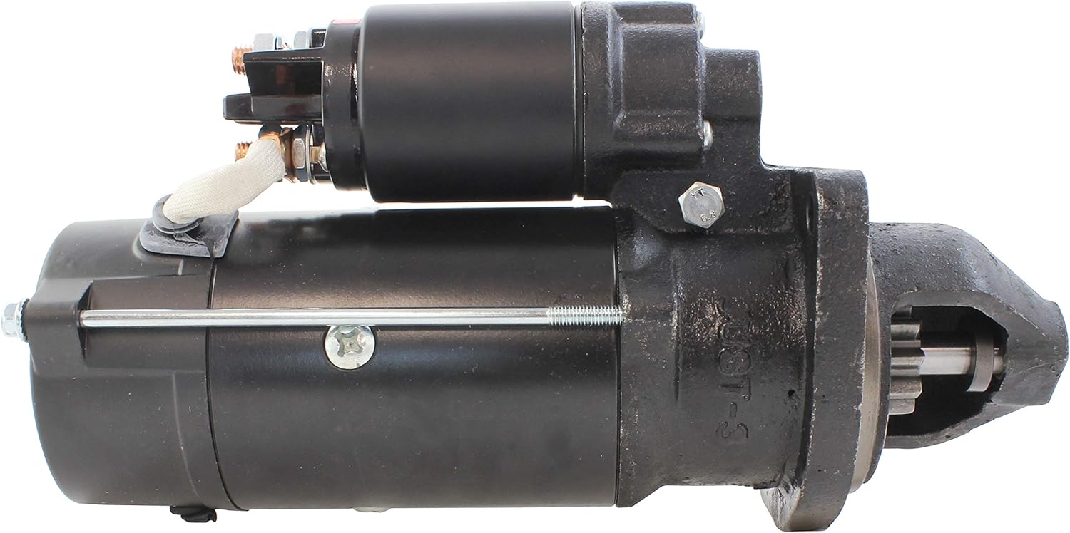 New Starter Compatible with Iveco Komatsu Case New Holland Ag and Industrial Applications Replaces IS1109 11.132.260 AZF4346 47132888 47137534 50436476 504357109 504357110 DRS0267 11.131.352 AZF4591