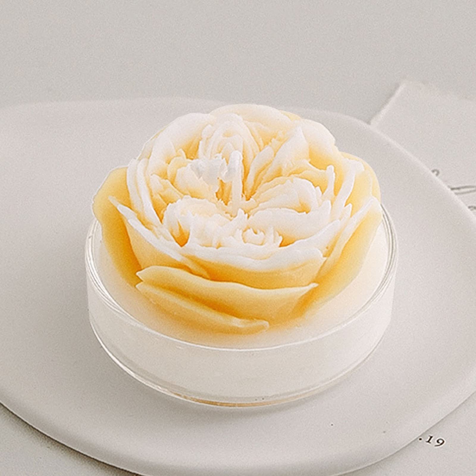 Candele Profumate A Forma Di Fiore - 6 Pezzi, Cera Di Soia, Per Decorazione E Regali - Foto 4