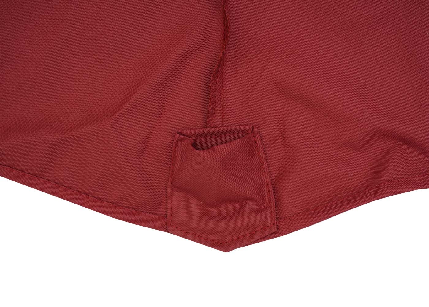 Mendler Toile de Parasol HWC-A96 8 Baleines Ø3,5m 220g/m² Polyester Bordeaux