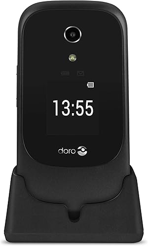 Doro 7060 Telefono cellulare senza SIM 4G con base ricarica inclusa colore Nero Bianco Doro 7060 Telefono cellulare senza SIM 4G con base ricarica inclusa colore Nero Bianco