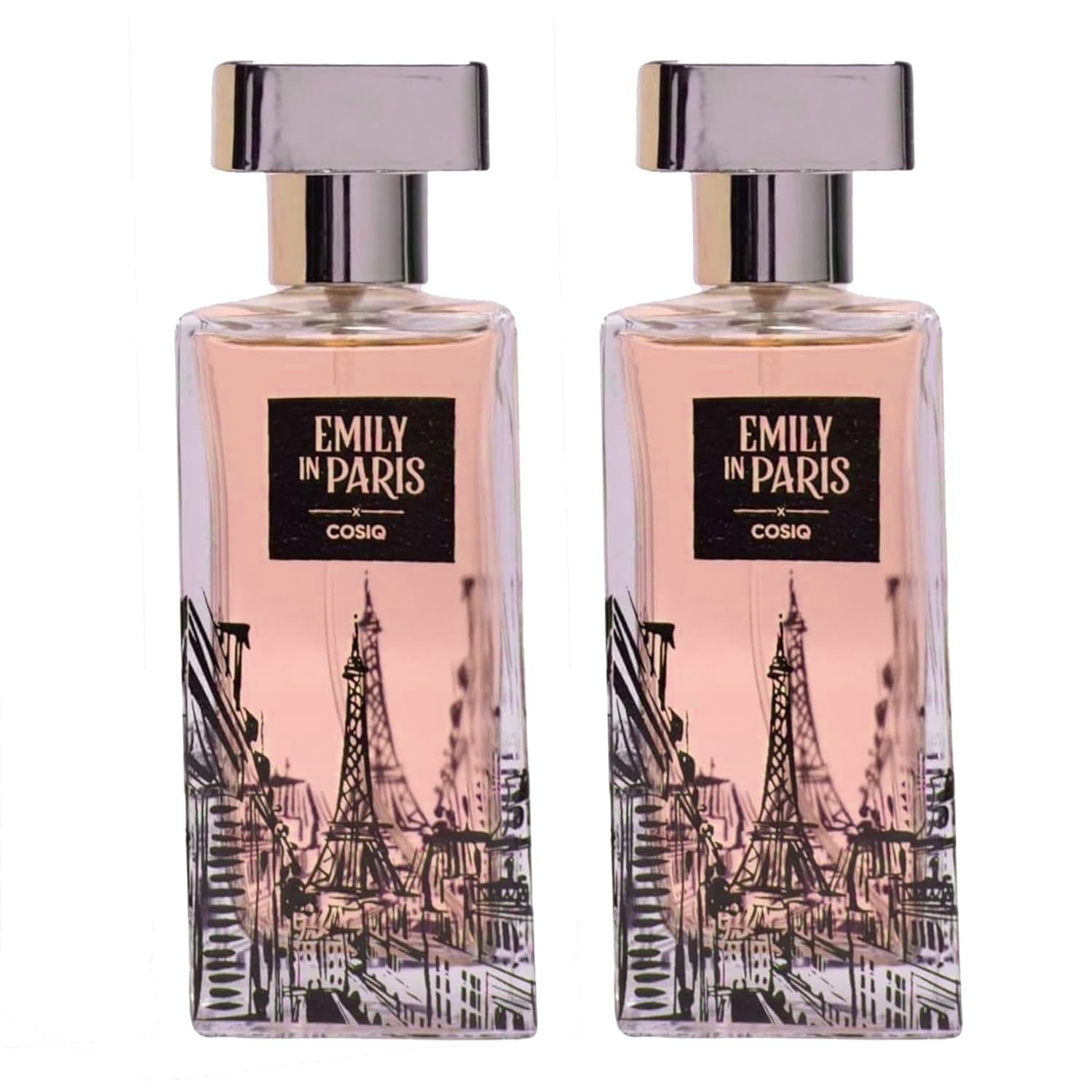 Cos-IQ Emily In Paris Amour Eau de Parfum (EDP) Perfume | Long-Lasting Fragrance | Floral Fruity Gourmand | for Women, 100ml (Pack of 2)