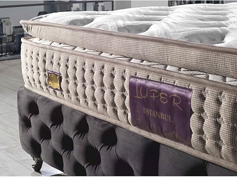LUPER Istanbul Luxuria Pad Ultra Orthopedic Spring Mattress WHITE 120 x 200