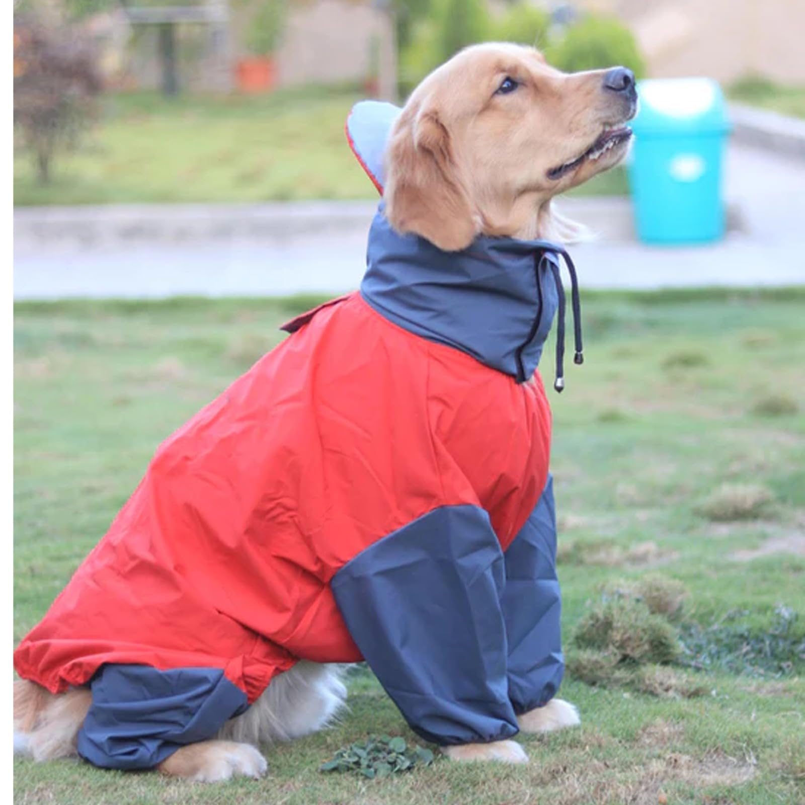 Dog Raincoat Waterproof & Durable for Small, Medium, Large Breed Dogs size-14- Red (B0D4QRSW4C) Amazon Price History, Amazon Price Tracker