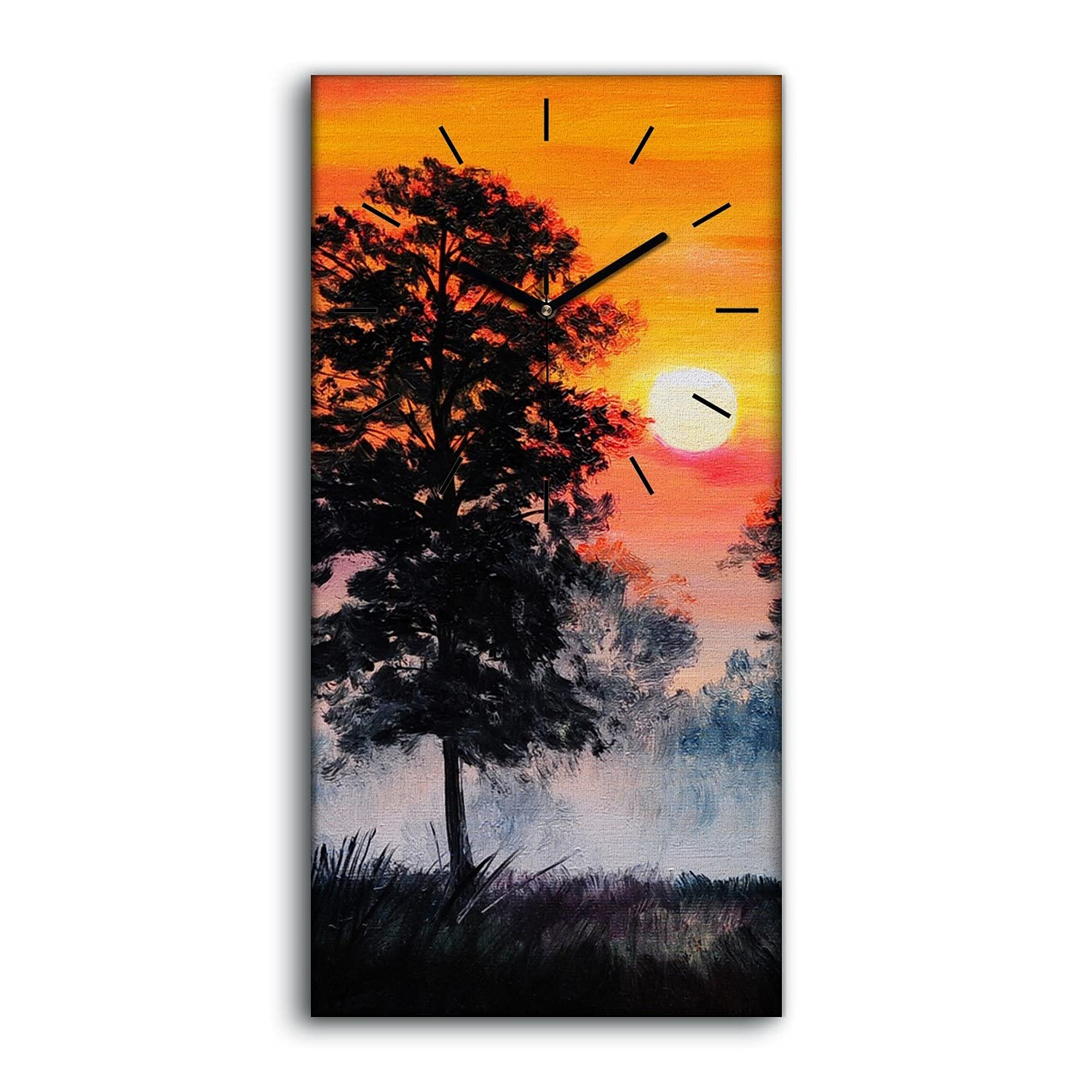 Horloge sur Toile Ne Pas Tic Tac en Silence Mécanisme Silencieux 30x60