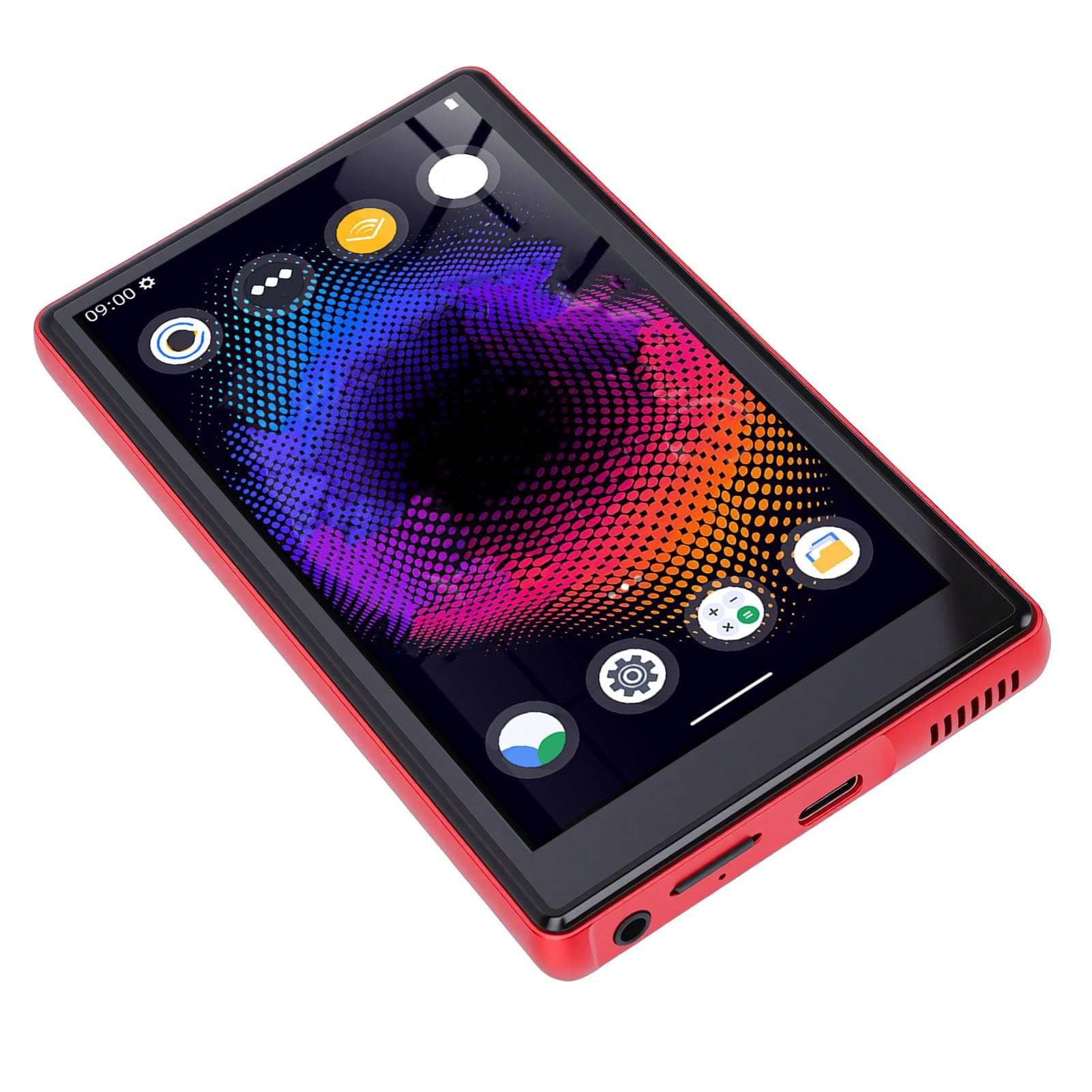 Reproductor MP3 de 192 GB con Bluetooth WiFi Pantalla Táctil de 5 Pulgadas Reproductor de Música HiFi para Niños, MP4 MP5 Portátil con Altavoz, Ideal para Aprendizaje y Entretenimiento