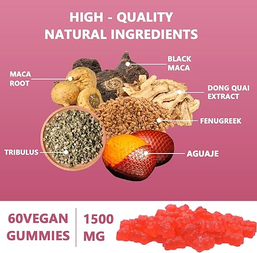 Miniatura 6 de 60 gomitas para mejorar los glúteos de la cadera, BBL Booty Gummies Boost Women Natural Curves Natural, Culo más grande de crecimiento rápido, para