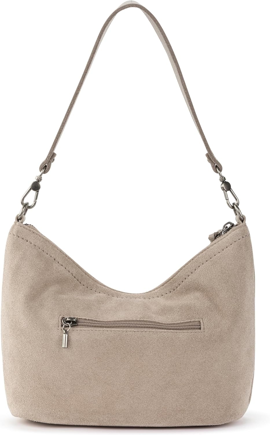 The Sak Jasmine Small Hobo Bag - Premium Leather Women's Purse for Everyday & Travel - Mini Hobo Shoulder Handbag With Zipper Closure & Pockets - Image 3