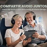 Vista 4 de Avantree Relé - Adaptador Bluetooth de avión premium con chipset Qualcomm avanzado, 2 auriculares compatibles, 25 horas de tiempo de reproducción