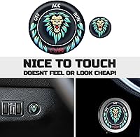 Vista 4 de TOOLEPIC - Cubierta de botón de arranque para Dodge Challenger Charger Durango, accesorios 2015-2025 - Kit de interruptor de encendido de parada