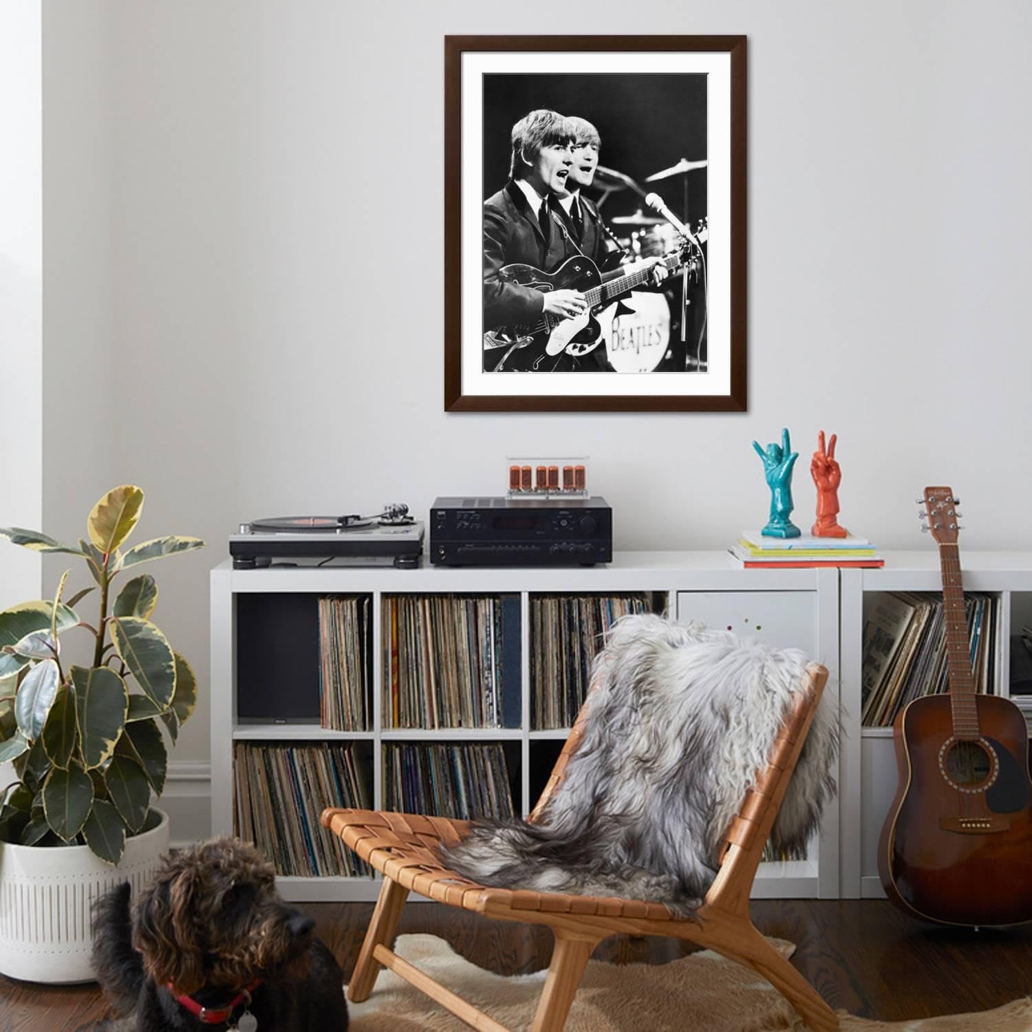 Amazon.com: ART.COM Wall Photo George Harrison (Left) and John