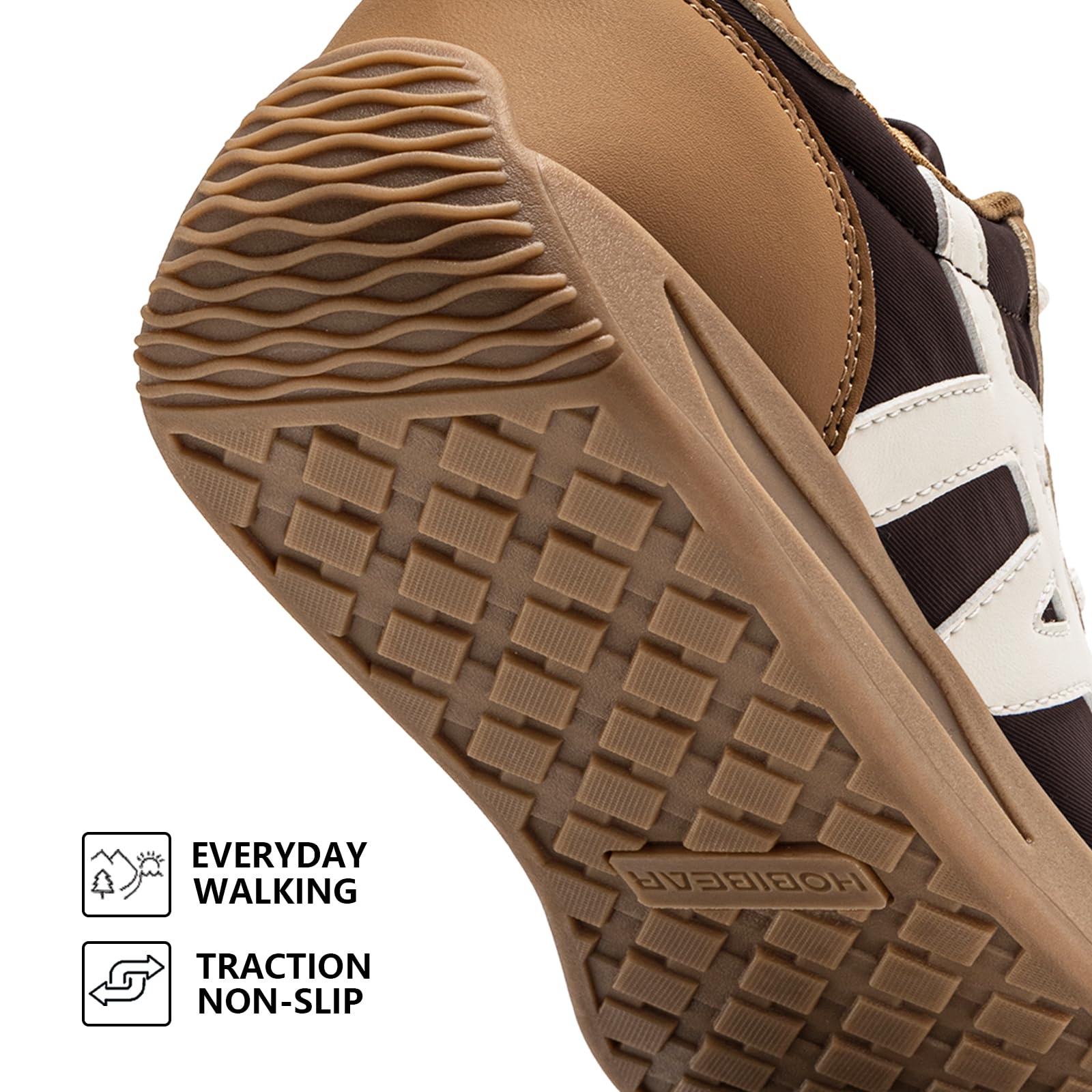 HOBIBEAR Zapatos descalzos unisex | puntera ancha | zapatillas transpirables para el tiempo libre - 4