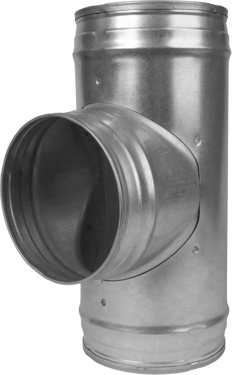 Vent Systems 5'' Inch Duct Connector 3 Way Hose Adapter/Splitter for Hose T-Shape Round Pipe Connector- Extractor Fan - Duct Hose Dryer Vent T Connector - 5 Inch 3 Way Fitting Metal