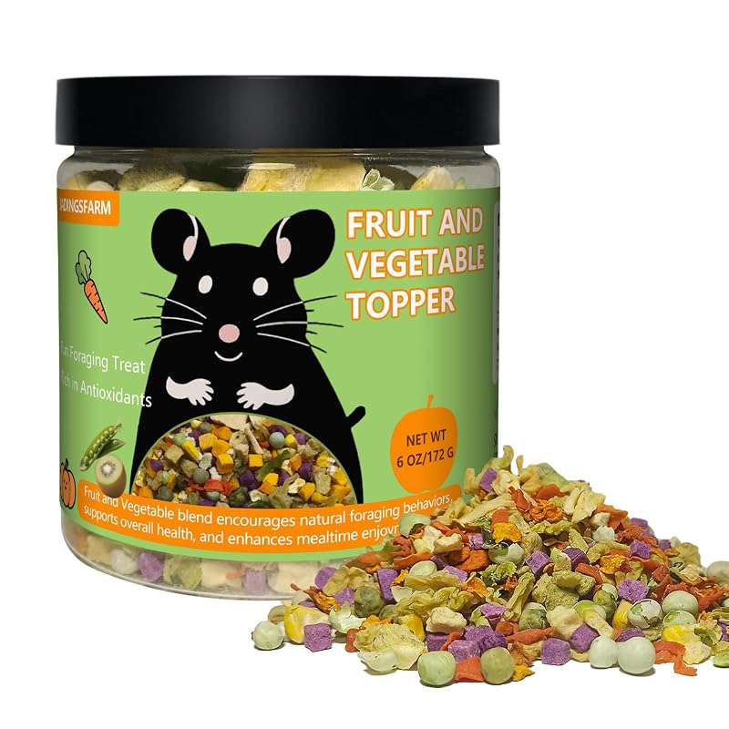 Petisco para Hamsters com Frutas e Vegetais Liofilizados JADINGSFARM, 170 g