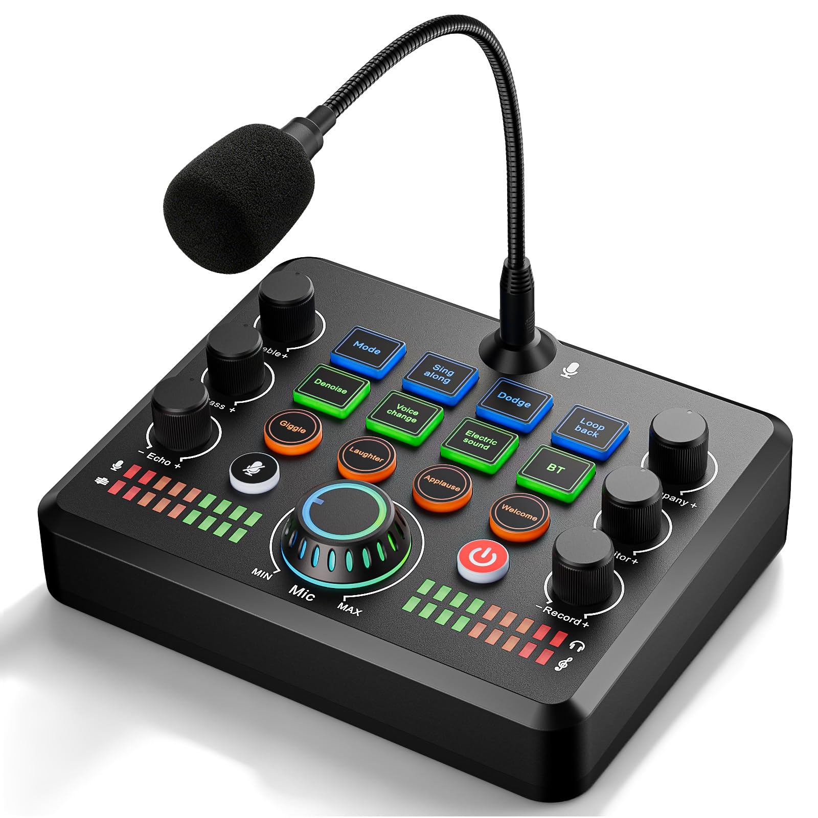 Amazon.com: Facmogu F682 Live Sound Card Audio Mixer with