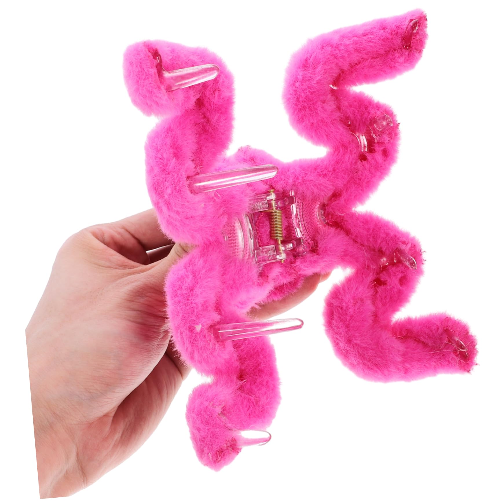 Healeved 15stücke Plüsch Haarklammern Für Flauschige Clips Und Schwarz Stylische Haaraccessoires Für Trendige Hochsteckfrisuren Und