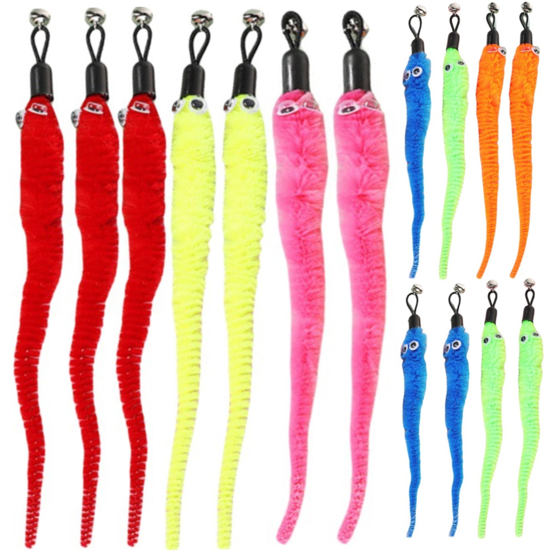 Accesorios de de color aleatorio para evitar el aburrimiento felino con 15 recambios
