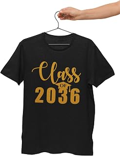 Class of 2036 Shirt, Grow With Me, Growing Up Shirt, Graduation Gift, 2036 Shirt, First Day of School, Class of 2036 Class Of 2036 Tee
