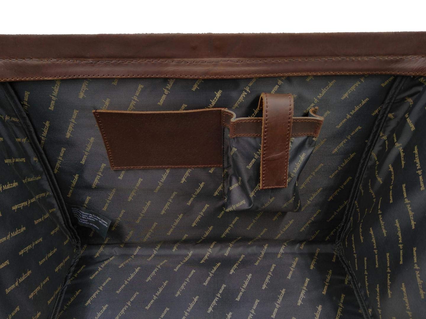 BARON of MALTZAHN Arzttasche Doktortasche KNEIPP aus braunem Leder + Lederpflege