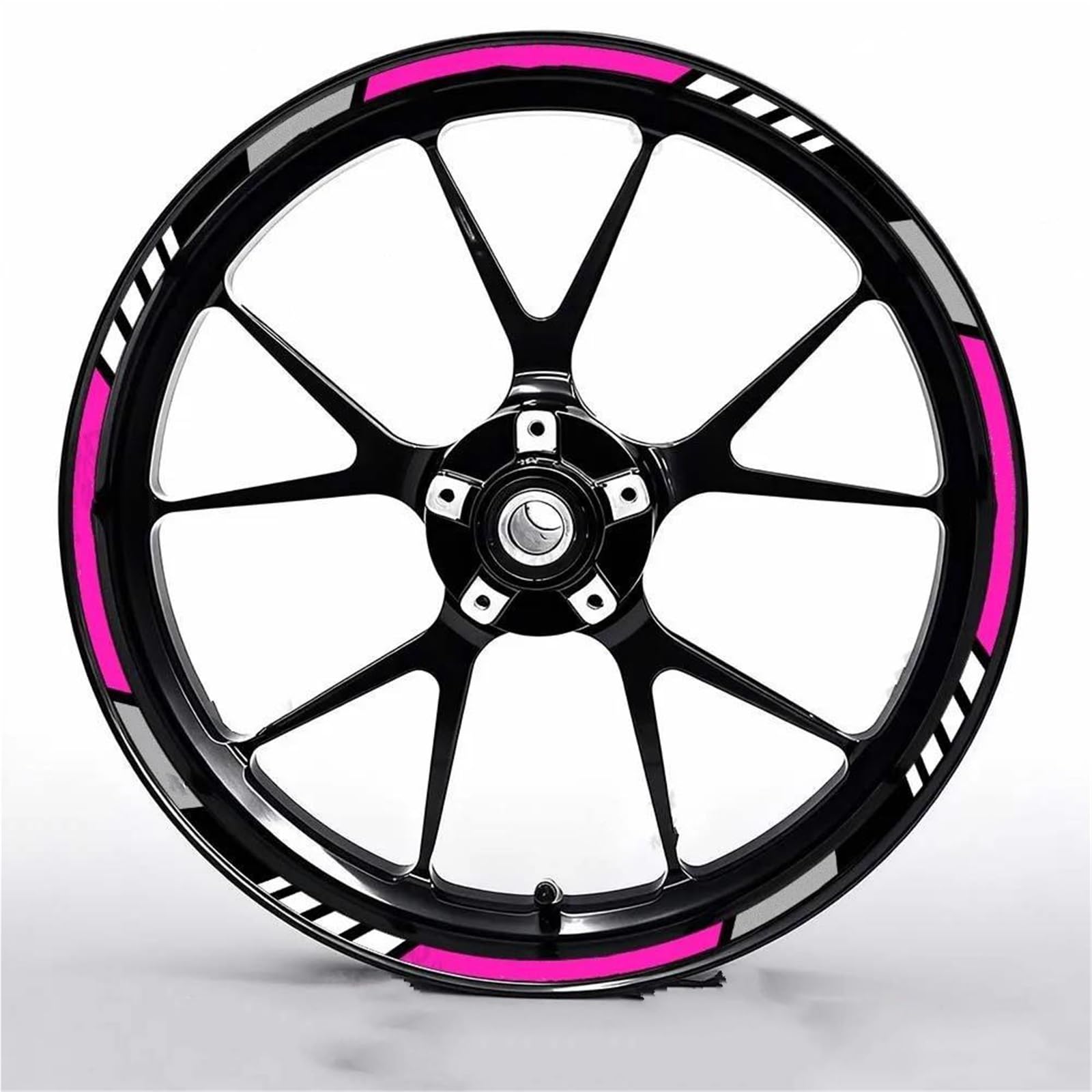 Motorcycle Wheel Sticker Decal for Ducati Reflective Wheel Sticker Motorcycle 17inch Rim Stripes Inside of Hub Decal(17inch 04)