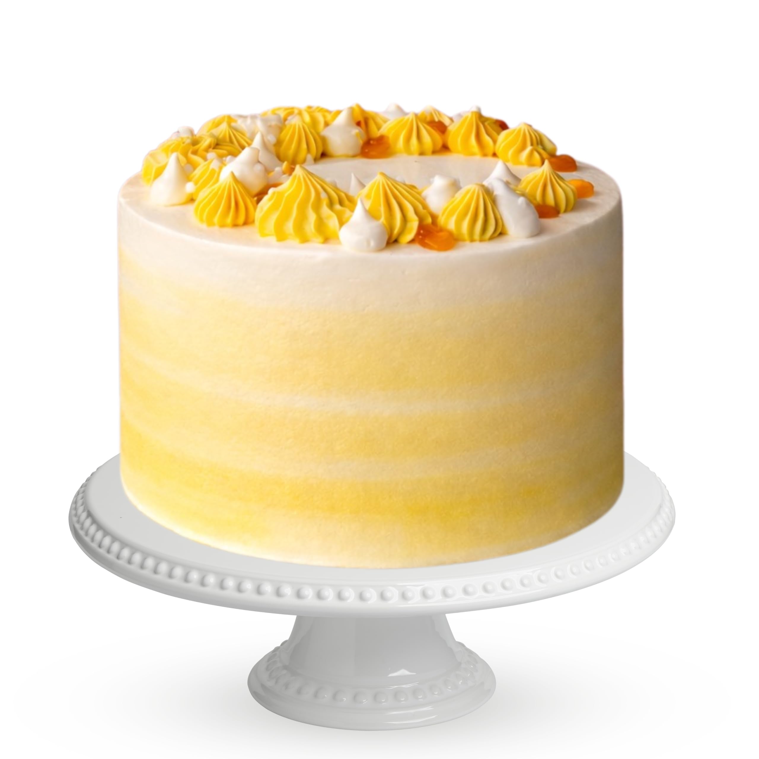 Mango & Passionfruit Birthday Cake – Tropical Celebration Cake with Mango Pieces & Passionfruit Puree – Cakes For Delivery 6" (14 Portions)