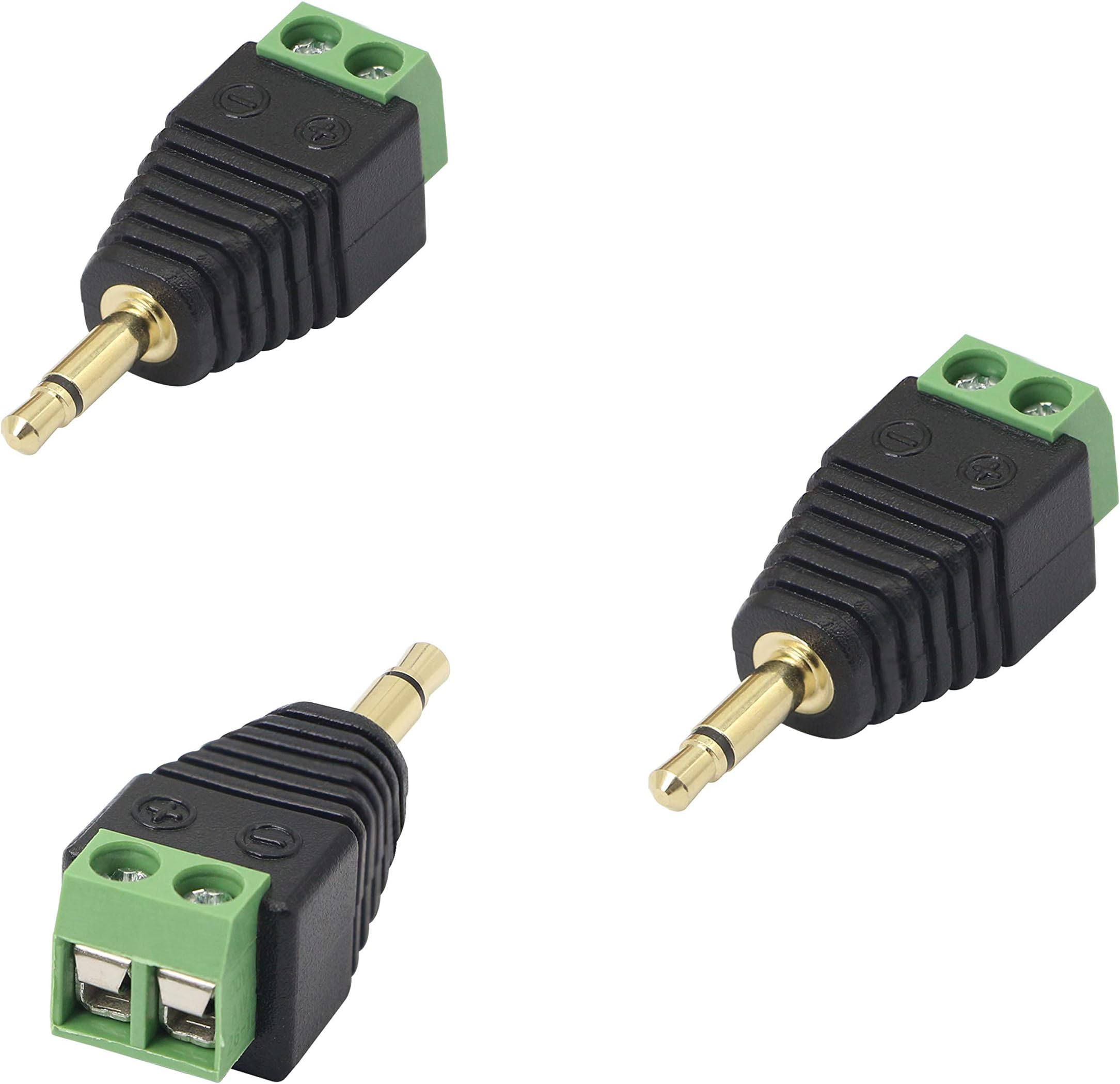 Lot De 2 Adaptateurs Jack 3.5mm Stéréo Mâle Vers Femelle - Connecteur Audio, Marque Kwmobile