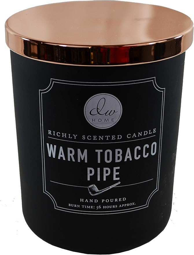 DW Home Warm Tobacco Pipe Richly Scented Candle Two Wick