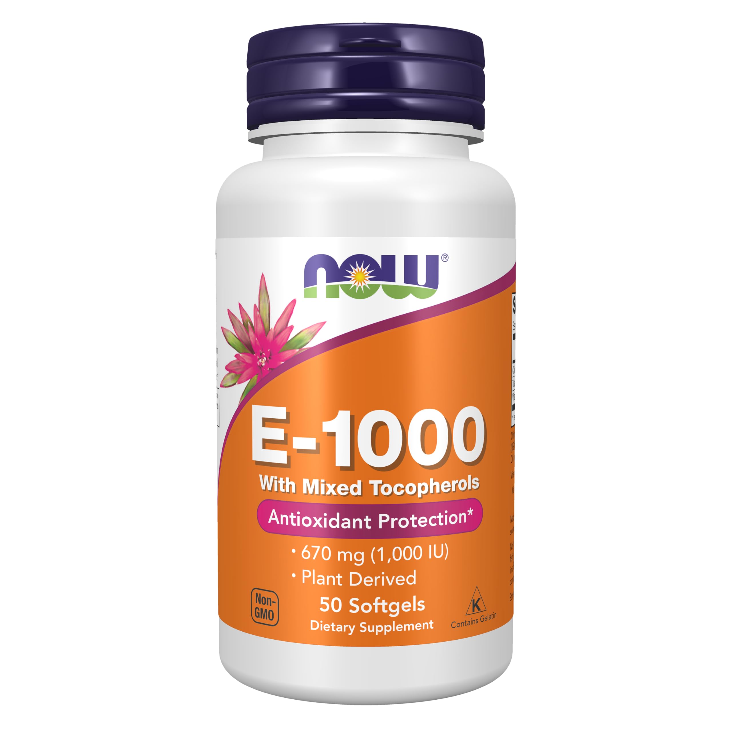 NOW Supplements, Vitamin E-1,000 IU Mixed Tocopherols, 100 Softgels — Amazon image 9