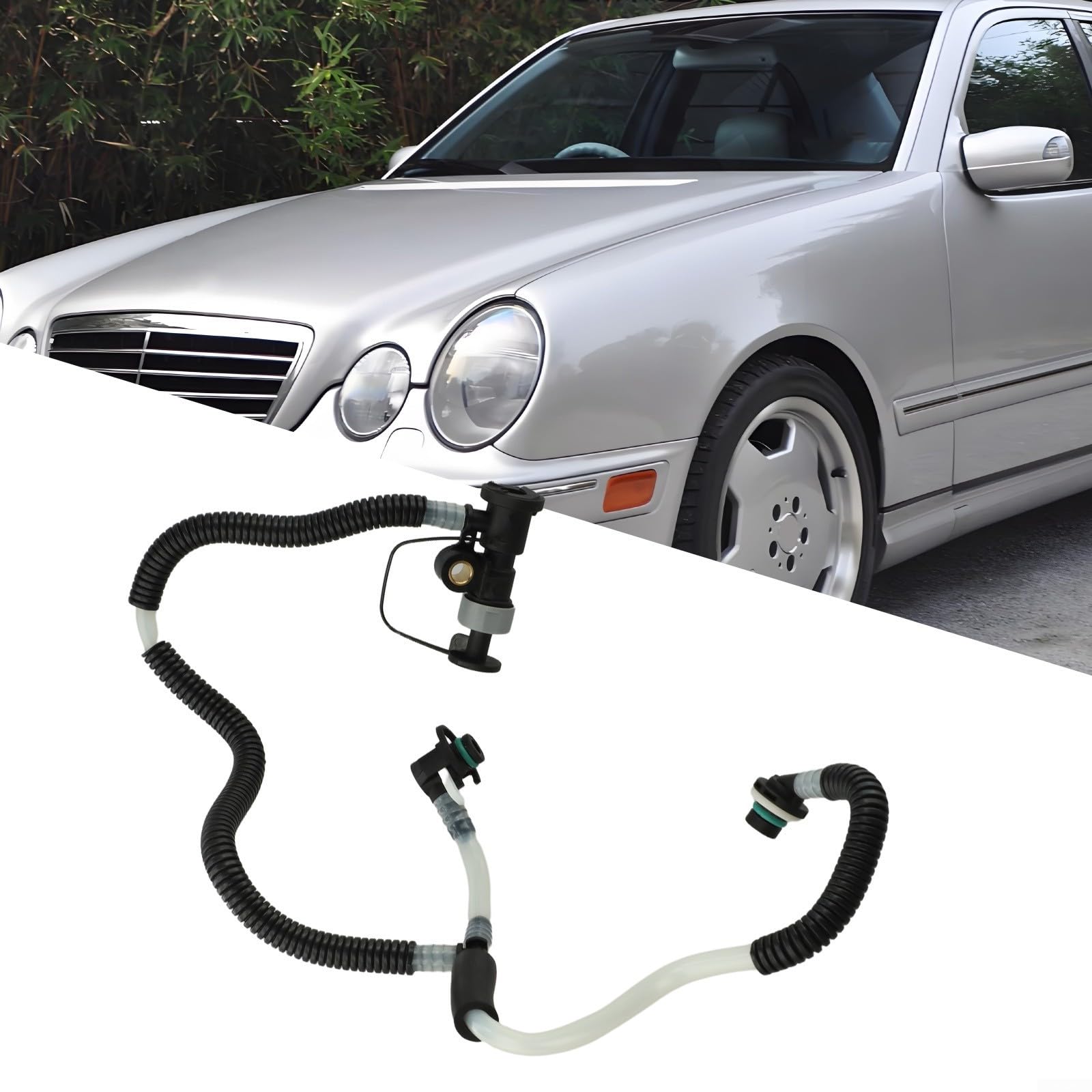 Tubo di ricambio per tubo di ritorno del carburante per Mercedes per auto diesel serie Benz W163 ML compatibile con OEM A6110707332 per motori CDI