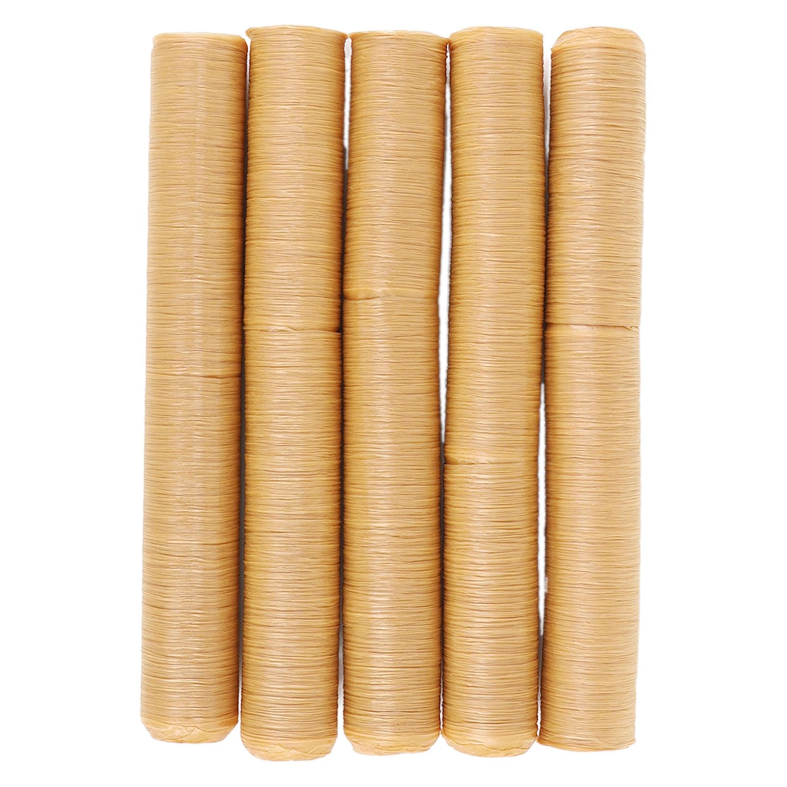 Sausage Casings, Convenient Storage and Use Collagen Casings Enduring and Clean Snack Stick Casings for Making Grilled Sausages, Dry Sausages, Hot Dogs