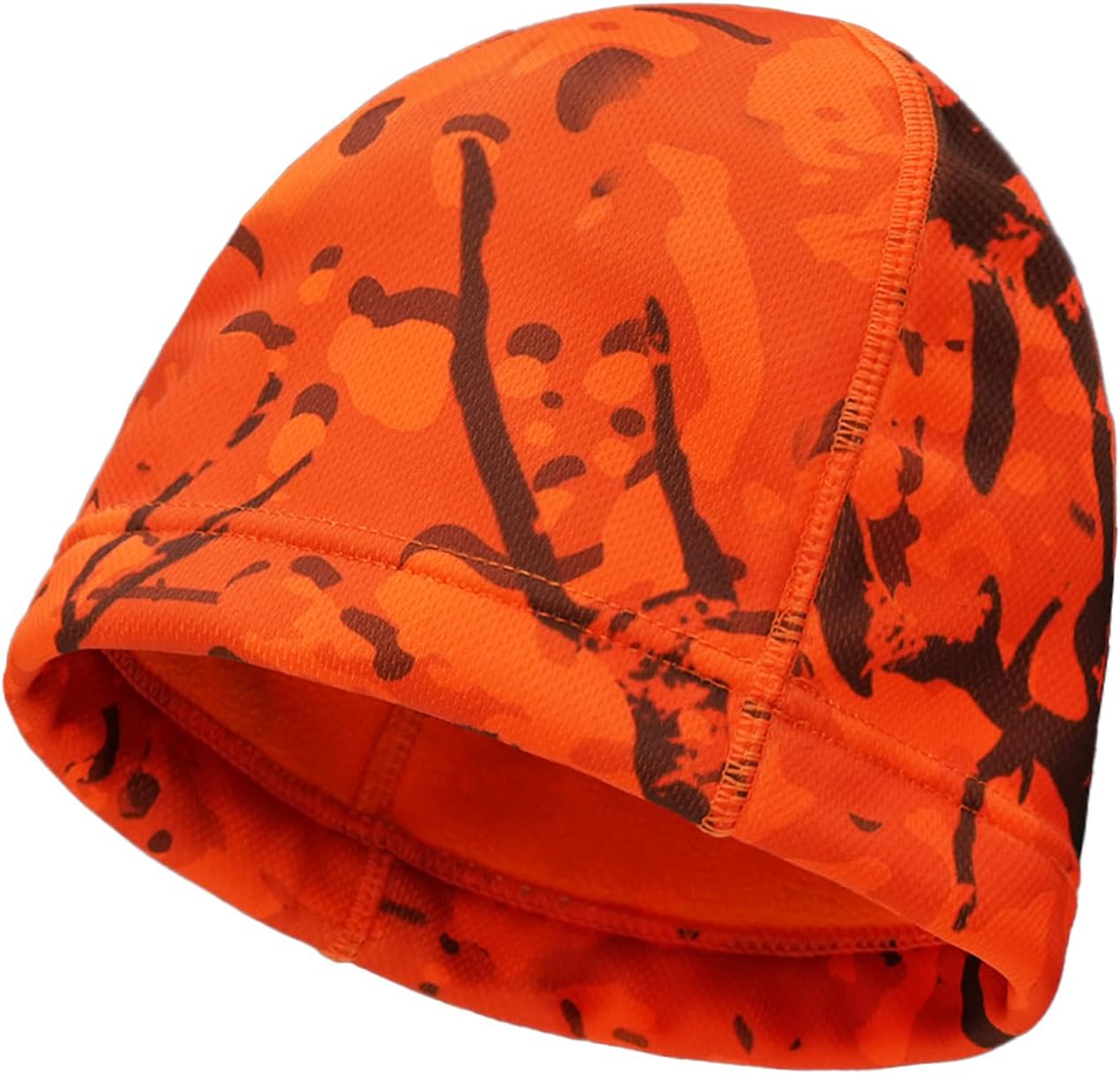LOOGU Camo Beanie Hat for Hunting, Winter Skull Cap, Men’s Cuffed Beanie with Fleece