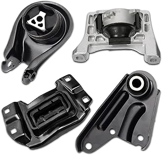 Engine Motor Mount and Transmission Mount Kit Compatible with Mazda 3 / Sport, 2012-2015 Mazda 5 Front and Rear Engine Mount Kit & Rear Torque Strut