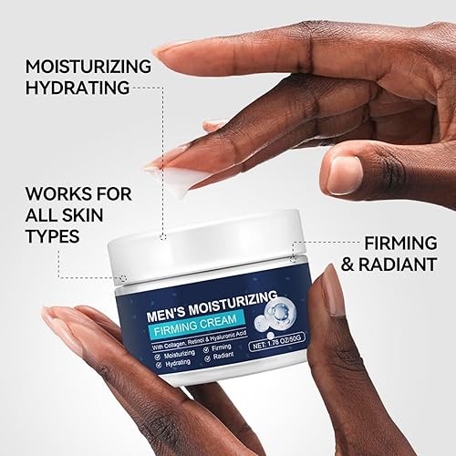 Miniatura 4 de Crema reafirmante facial para hombre, hidratante facial antiarrugas con colágeno, retinol, crema facial antienvejecimiento para tensar la piel,