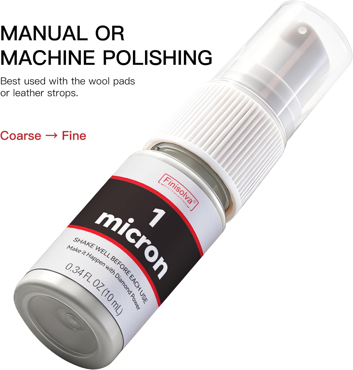 1 Micron Diamond Emulsion, Diamond Stropping Compound for Knife Sharpening