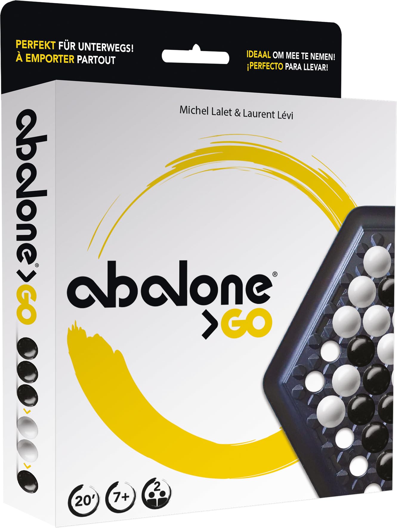 Asmodee Zygomatic, Abalone Go Family Game, Board Game, 2 Players, Ages 7+, 20 Minutes, German