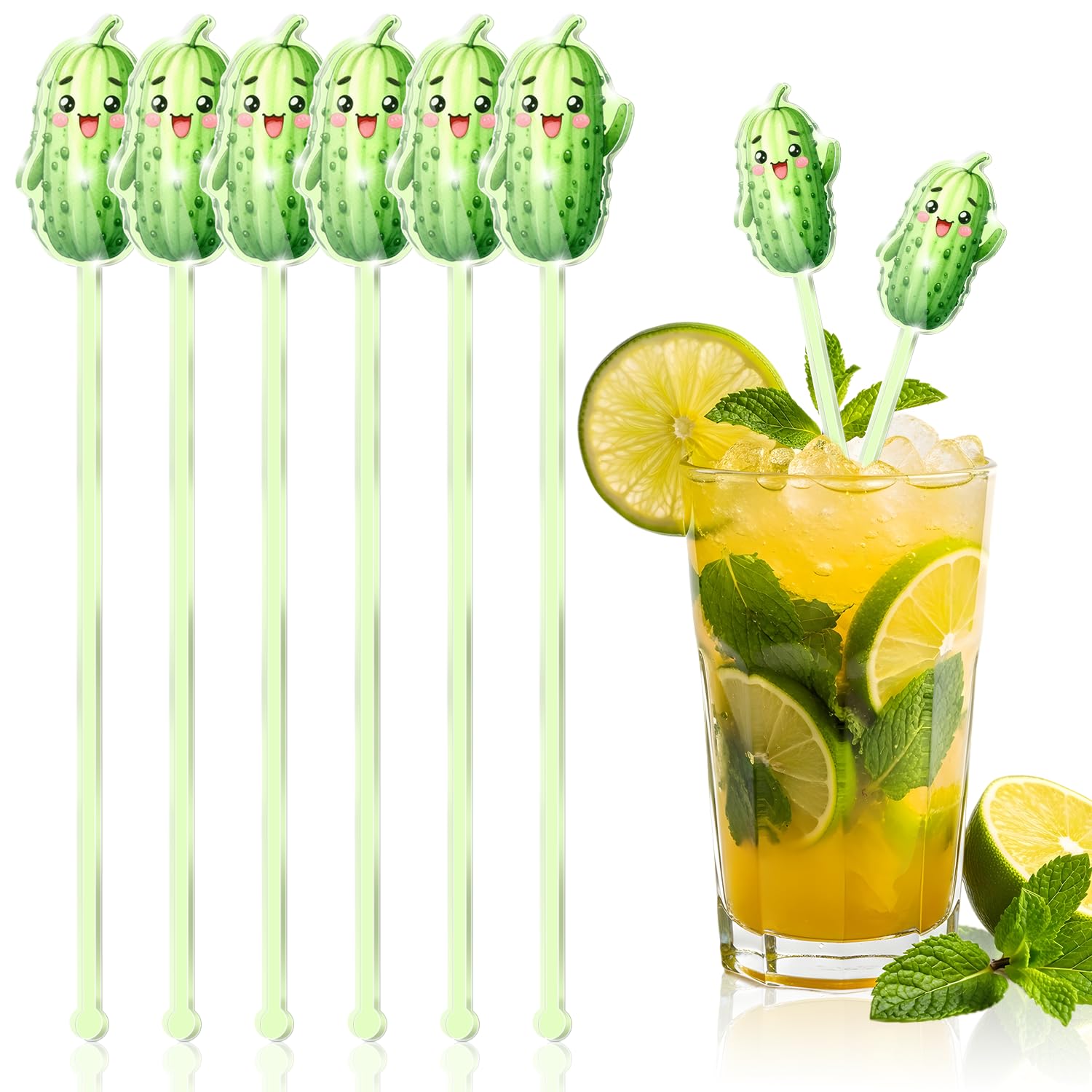 Agitadores de pepino para bebidas: dale un toque fresco y único a tus fiestas de cumpleaños